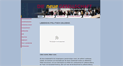 Desktop Screenshot of die-neue-gesellschaft.de